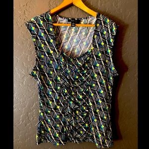 Pullover stretch ruched top